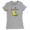 Louisiana Golf Women's T-Shirt-Heather Grey-Allegiant Goods Co. Vintage Sports Apparel