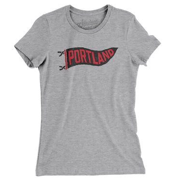 Portland Pennant Women's T-Shirt-Allegiant Goods Co. Vintage Sports Apparel