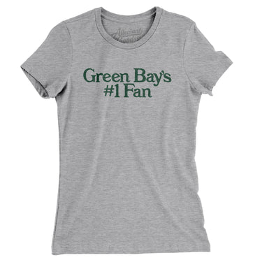 Green Bay's Number 1 Fan Women's T-Shirt-Allegiant Goods Co. Vintage Sports Apparel