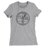Pennsylvania State Quarter Women's T-Shirt-Allegiant Goods Co. Vintage Sports Apparel