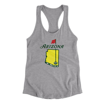 Arizona Golf Women's Racerback Tank-Allegiant Goods Co. Vintage Sports Apparel