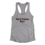 North Dakota Beer Women's Racerback Tank-Allegiant Goods Co. Vintage Sports Apparel