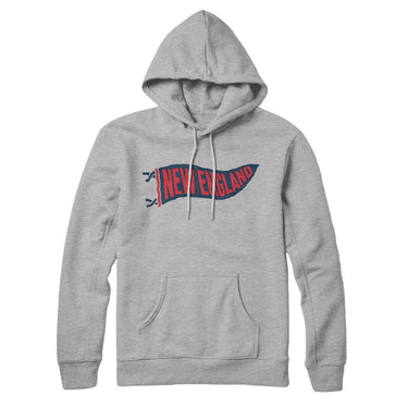New England Pennant Hoodie-Allegiant Goods Co. Vintage Sports Apparel