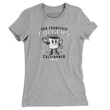 San Francisco Folgers Women's T-Shirt-Allegiant Goods Co. Vintage Sports Apparel