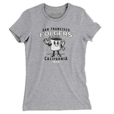 San Francisco Folgers Women's T-Shirt-Allegiant Goods Co. Vintage Sports Apparel