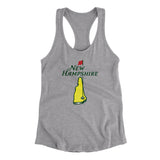 New Hampshire Golf Women's Racerback Tank-Allegiant Goods Co. Vintage Sports Apparel