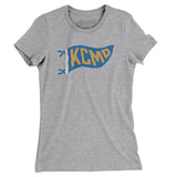 Kcmo Pennant Women's T-Shirt-Heather Grey-Allegiant Goods Co. Vintage Sports Apparel
