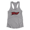 Portland Pennant Women's Racerback Tank-Heather Grey-Allegiant Goods Co. Vintage Sports Apparel
