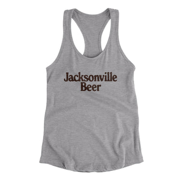 Jacksonville Beer Women's Racerback Tank-Allegiant Goods Co. Vintage Sports Apparel