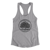 Connecticut State Quarter Women's Racerback Tank-Allegiant Goods Co. Vintage Sports Apparel