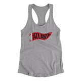 Atlanta Pennant Women's Racerback Tank-Allegiant Goods Co. Vintage Sports Apparel