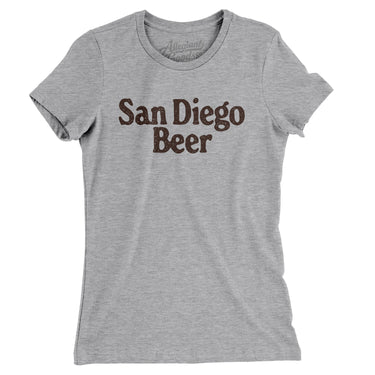 San Diego Beer Women's T-Shirt-Allegiant Goods Co. Vintage Sports Apparel