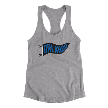 Orlando Pennant Women's Racerback Tank-Allegiant Goods Co. Vintage Sports Apparel