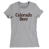 Colorado Beer Women's T-Shirt-Heather Grey-Allegiant Goods Co. Vintage Sports Apparel
