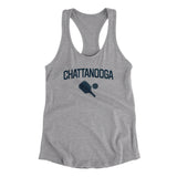 Chattanooga Pickleball Women's Racerback Tank-Heather Grey-Allegiant Goods Co. Vintage Sports Apparel