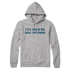 I've Been To San Antonio Hoodie-Heather Grey-Allegiant Goods Co. Vintage Sports Apparel