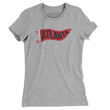 Atlanta Pennant Women's T-Shirt-Allegiant Goods Co. Vintage Sports Apparel