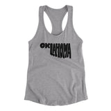 Oklahoma State Shape Text Women's Racerback Tank-Allegiant Goods Co. Vintage Sports Apparel