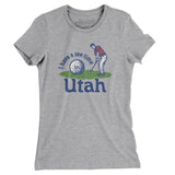 I Have A Tee Time In Utah Women's T-Shirt-Heather Grey-Allegiant Goods Co. Vintage Sports Apparel