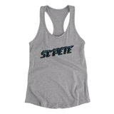 St. Pete Connect Women's Racerback Tank-Allegiant Goods Co. Vintage Sports Apparel