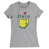 Ohio Golf Women's T-Shirt-Heather Grey-Allegiant Goods Co. Vintage Sports Apparel