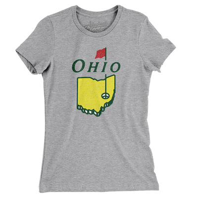 Ohio Golf Women's T-Shirt-Heather Grey-Allegiant Goods Co. Vintage Sports Apparel