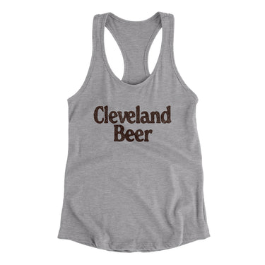 Cleveland Beer Women's Racerback Tank-Allegiant Goods Co. Vintage Sports Apparel