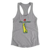 Delaware Golf Women's Racerback Tank-Allegiant Goods Co. Vintage Sports Apparel