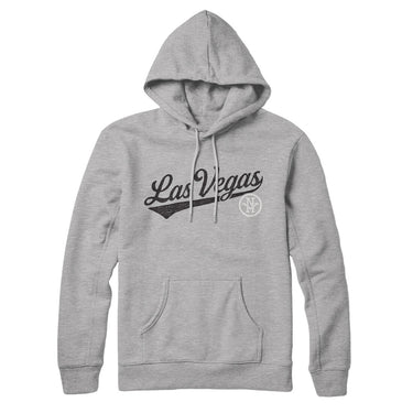 Las Vegas Vintage Script Hoodie-Allegiant Goods Co. Vintage Sports Apparel