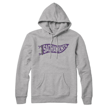 Sacramento Pennant Hoodie-Allegiant Goods Co. Vintage Sports Apparel