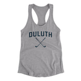 Duluth Golf Women's Racerback Tank-Heather Grey-Allegiant Goods Co. Vintage Sports Apparel