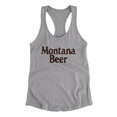 Montana Beer Women's Racerback Tank-Allegiant Goods Co. Vintage Sports Apparel