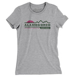 Alamogordo Mountain Sunset Women's T-Shirt-Heather Grey-Allegiant Goods Co. Vintage Sports Apparel