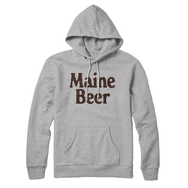Maine Beer Hoodie-Allegiant Goods Co. Vintage Sports Apparel