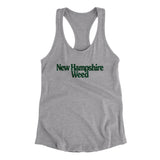 New Hampshire Weed Women's Racerback Tank-Allegiant Goods Co. Vintage Sports Apparel