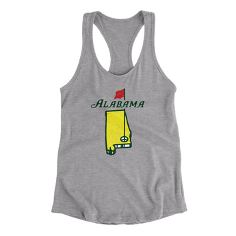 Alabama Golf Women's Racerback Tank-Allegiant Goods Co. Vintage Sports Apparel
