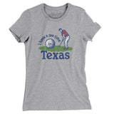 I Have A Tee Time In Texas Women's T-Shirt-Heather Grey-Allegiant Goods Co. Vintage Sports Apparel