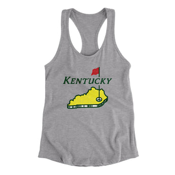 Kentucky Golf Women's Racerback Tank-Allegiant Goods Co. Vintage Sports Apparel