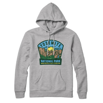 Yosemite National Park Badge Hoodie-Allegiant Goods Co. Vintage Sports Apparel