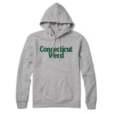 Connecticut Weed Hoodie-Allegiant Goods Co. Vintage Sports Apparel