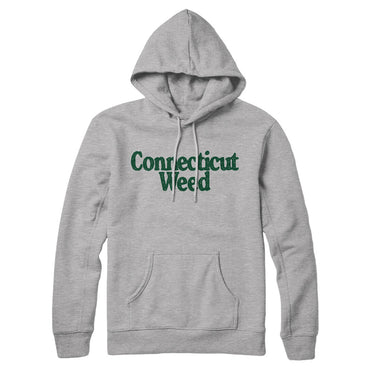 Connecticut Weed Hoodie-Allegiant Goods Co. Vintage Sports Apparel