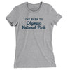 I've Been To Olympic National Park Women's T-Shirt-Heather Grey-Allegiant Goods Co. Vintage Sports Apparel