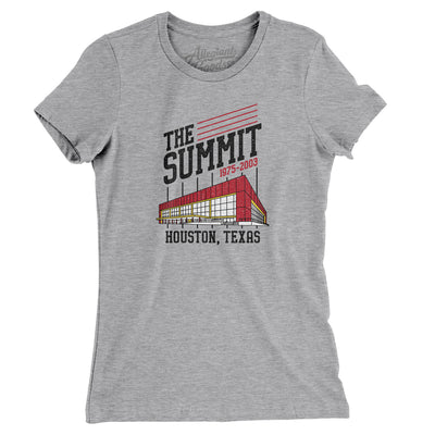 The Summit Women's T-Shirt-Heather Grey-Allegiant Goods Co. Vintage Sports Apparel
