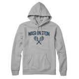 Washington Tennis Hoodie-Heather Grey-Allegiant Goods Co. Vintage Sports Apparel