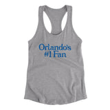 Orlando's Number 1 Fan Women's Racerback Tank-Allegiant Goods Co. Vintage Sports Apparel