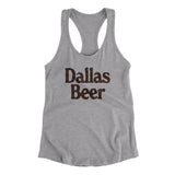 Dallas Beer Women's Racerback Tank-Allegiant Goods Co. Vintage Sports Apparel