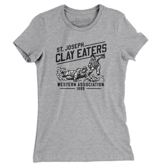 St Joseph Clay Eaters Women's T-Shirt-Allegiant Goods Co. Vintage Sports Apparel