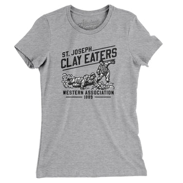 St Joseph Clay Eaters Women's T-Shirt-Allegiant Goods Co. Vintage Sports Apparel