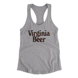 Virginia Beer Women's Racerback Tank-Allegiant Goods Co. Vintage Sports Apparel
