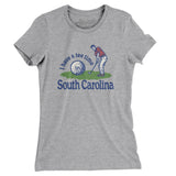 I Have A Tee Time In South Carolina Women's T-Shirt-Heather Grey-Allegiant Goods Co. Vintage Sports Apparel